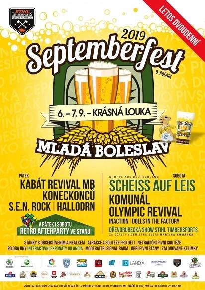 9. SeptemberFest Mladá Boleslav 2019 (pátek)
