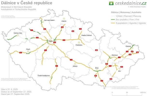 České dálnice | Dálniční známky 