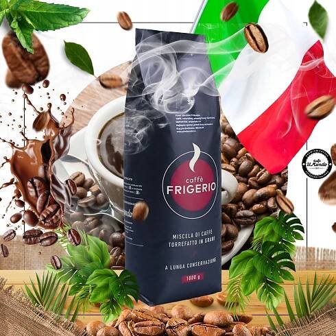 ITALSKÁ KÁVA ZRNKOVÁ 1KG Arabika Robust ČERSTVĚ PRAŽENÁ Frigerio CafeElMundo Kód výrobce B10508