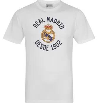 Real Madrid FC Tričko Real Madrid FC, bílé, bavlna Velikost: XXL