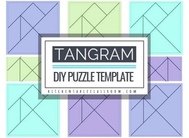 Printable Tangrams - An Easy DIY Tangram Template - The Kitchen Table Classroom
