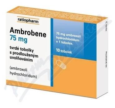 Ambrobene 75mg—10 tablet - Kapka Zdraví