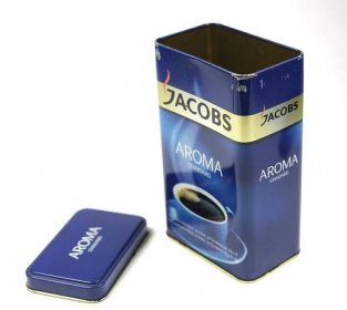 Plechová krabička Jacobs Aroma - káva - Sběratelství