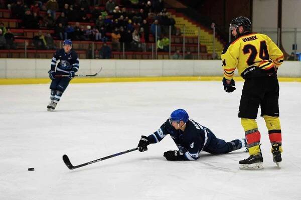 Krajská liga, 18. kolo: HC Junior Mělník - HK Kralupy (4:3), hráno 21. ledna 2023.