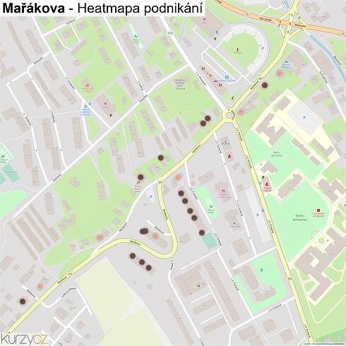 Mařákova - mapy | Kurzy.cz