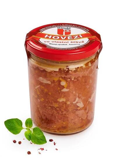 Hovězí ve vlastní šťávě 380g