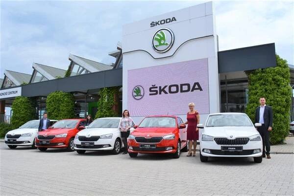 škoda auto a všechny darovane vozy