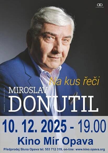Na kus řeči s Miroslavem Donutilem - program a vstupenky online