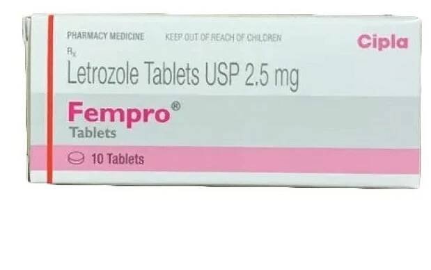 Letrozol 2.5 mg (10 tablet) - CIPLA
