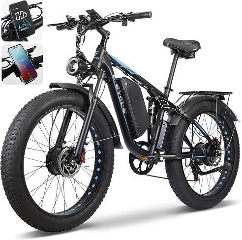 E-BYCCO EB7Pro 2000W dvoumotorové elektrokolo 26inch 48V23AH Max. rychlost 55KM/H