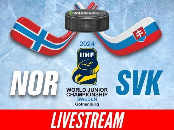 Kde pozerať priamy prenos zo zápasu Nórsko – Slovensko U20 LIVE?