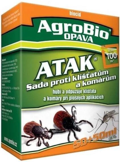 AgroBio Opava Atak sada proti klíšťatům a komárům 50 + 50 ml od 198 Kč