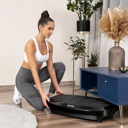 VIBRAČNÍ PLATFORMA MASÁŽNÍ PŘÍSTROJ 3D FITNESS S LANKY XP750 GYMTEK Počet programů 5