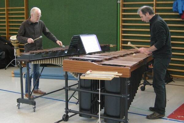 Marimba-Duo · Manfred Menke und Hans-Peter Krause