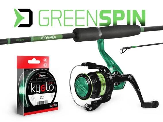Delphin Přívlačový set GreenSPIN - 180cm/30g + 2T + 0,261mm | U Habakuka