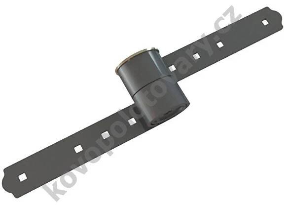 TOKOZ UZ 220+ - uzamykatelná petlice, závora se zámkem na dvoukřídlá vrata | KovoPolotovary.cz 