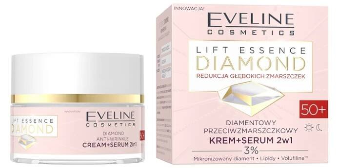 Eveline Lift Essence Diamond Diamantový protivráskový krém + sérum 50+