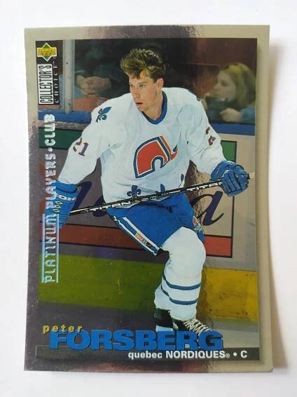 Peter Forsberg Collector's choice Platinum  - Hokejové karty