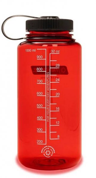 Turistická láhev Nalgene Sustain Wide Mouth 32 oz (1000 ml) - red