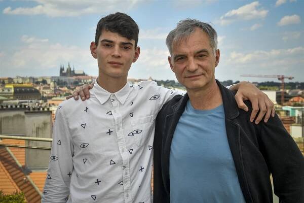 Otec a syn: Josef je svému otci Ivanu Trojanovi velmi podobný.