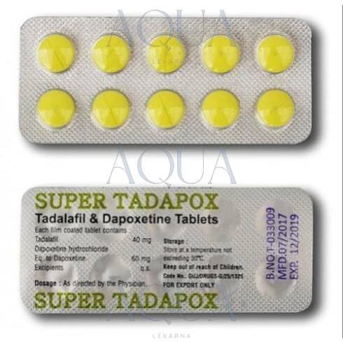 Super Tadapox 40mg, 60mg Tableta Koupit Bez Receptu Online