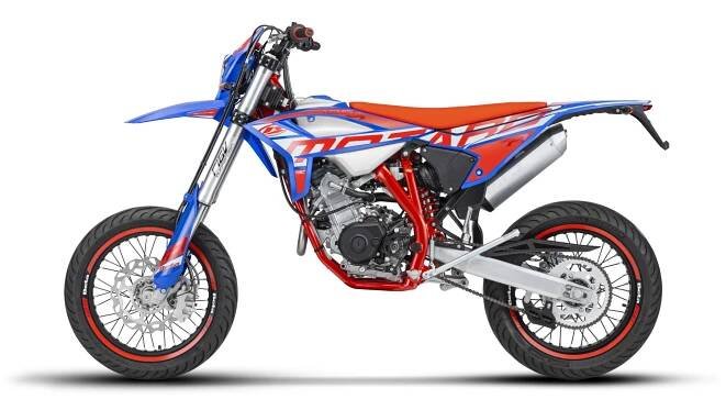 BETA MOTARD BIKE RR 4T 125 R - RACING BLUE/RED E5+