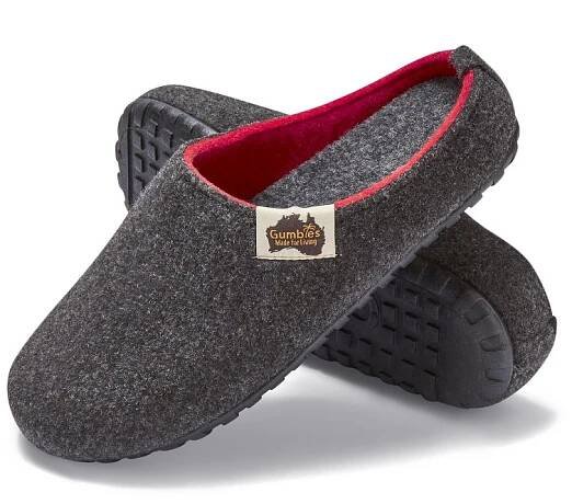 Bačkory Outback Charcoal Red - Velikost Gumbies: 37