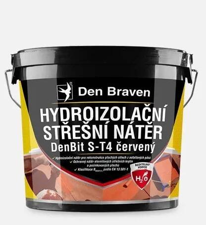 Den Braven Střešní hydroizolační nátěr DenBit S-T4 12 kg kbelík od 1 721 Kč - Heureka.cz