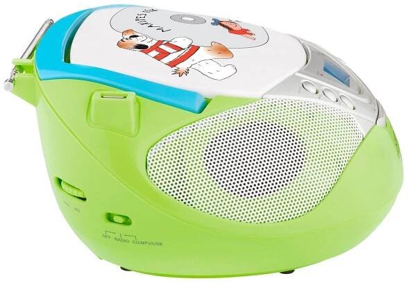 Radiopřijímač s CD GoGEN Maxipes Fík MAXI RADIO G zelený
