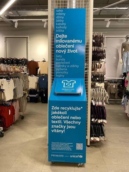 Primark přichází do Česka s programem Textile Takeback – použité oblečení a textil dostanou druhou šanci
