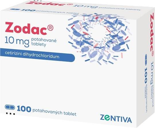 Zodac 10 mg 100 tablet