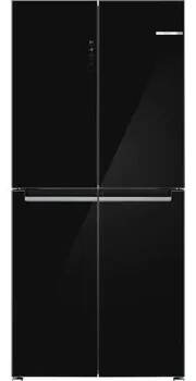 Lednice Bosch Serie 4 KMC85LBEA lednice s mrazničkou (vedle sebe) Stojací 547 l E Černá
