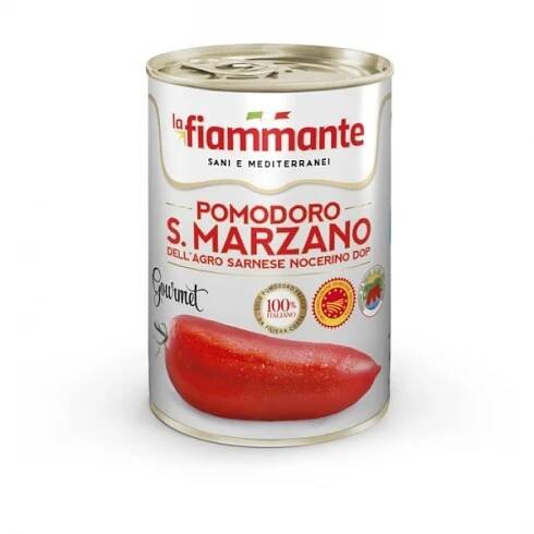 La fiammante rajčata san marzano loupaná 400g