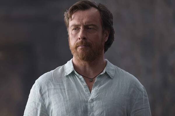 Toby Stephens as Poseidon in 'Percy Jackson and the Olympians'. 