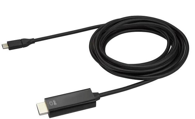 2601923 adapter usb c na hdmi startech cdp2hd3mbnl cierna 3 m