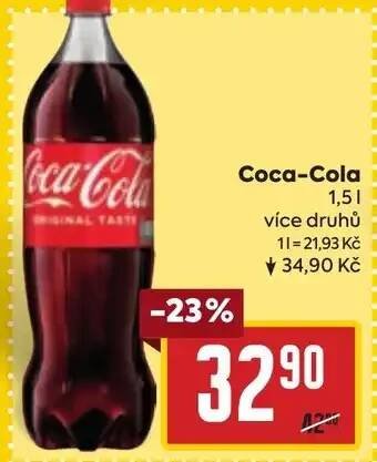 Billa Coca-Cola 1.5L nabídka