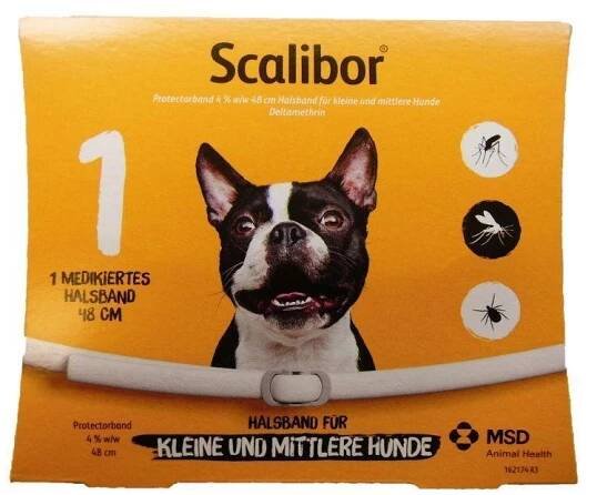 Scalibor antiparazitní obojek pro malé a střední psy 48 cm
