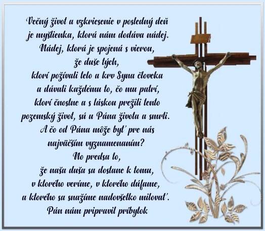 an image of the crucifix with words written in english and spanish on it