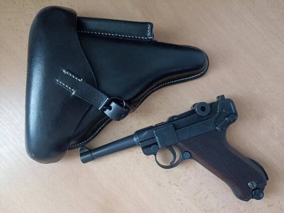 Expanzní(plynová) pistole Parabellum Luger P08.Kat.D!!!