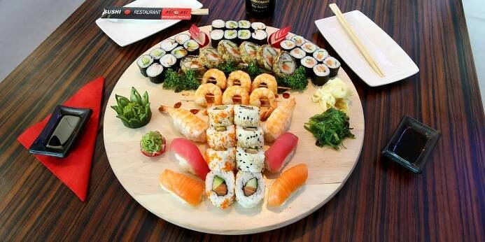 Sushi sety s 21 až 46 kousky: losos, tuňák i grilované krevety