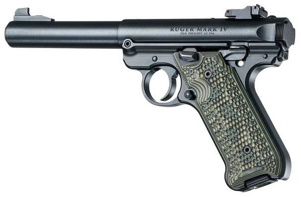 Střenky Hogue Ruger MK IV Piranha G10 Green