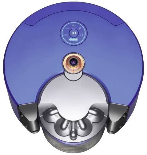 dyson 360 Heurist Nickel-Blau robotický vysavač modrá, černá