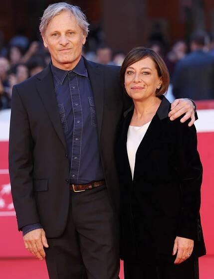 Viggo Mortensen and Paola Malanga attend the 