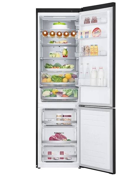 LG ﻿Kombinovaná chladnička LG | C | Lineární kompresor | DoorCooling+™, GBB72MCQCN