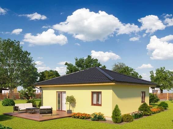 DŮM NA KLÍČ 8 - 82 metrů - 3+1 - Zděné domy na klíč - Dřevostavby na klíč - Rodinné domy na klíč - Nízkoenergetické zděné domy a dřevostavby na klíč