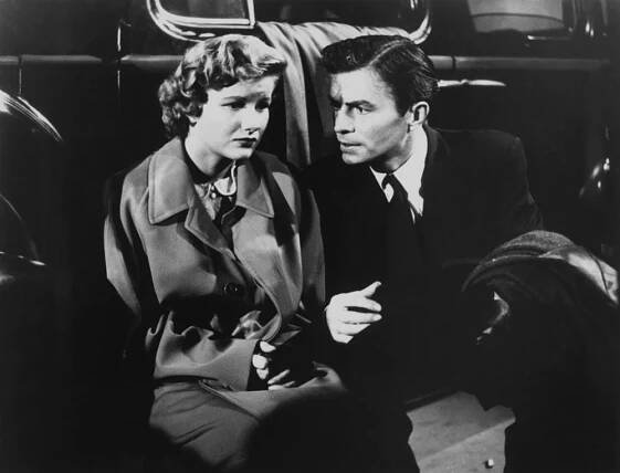 CAUGHT, from left: Barbara Bel Geddes, James Mason, 1949 caught1948-fsct06(caught1948-fsct06)