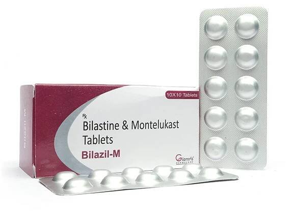 Bilastine 20mg + Montelukast 10mg Tablet