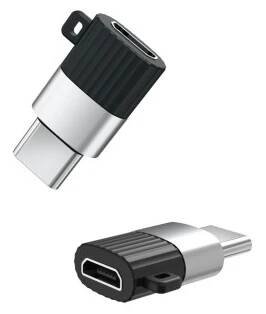 Obrázek produktu pro Adaptér XO ze zásuvky typu C na micro USB převádí USB-C na USB typu B kompatibilní s chytrým telefonem černý