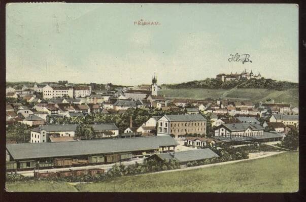 Příbram - Pohlednice místopis