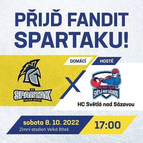 HC Spartak Velká Bíteš vs Světlá nad Sázavou